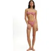 Cotton On Body Dip Front High Side Brazilian Bikini Bottom In Pink