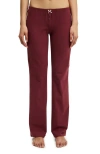 Cotton On Body Dreamy Soft Flare Pant In Burgundy