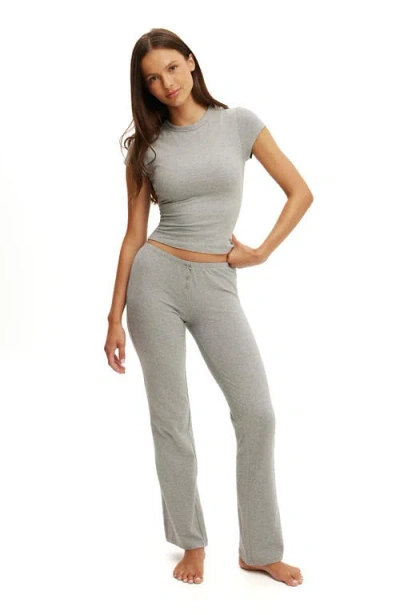 Cotton On Body Dreamy Soft Flare Pant In Silver
