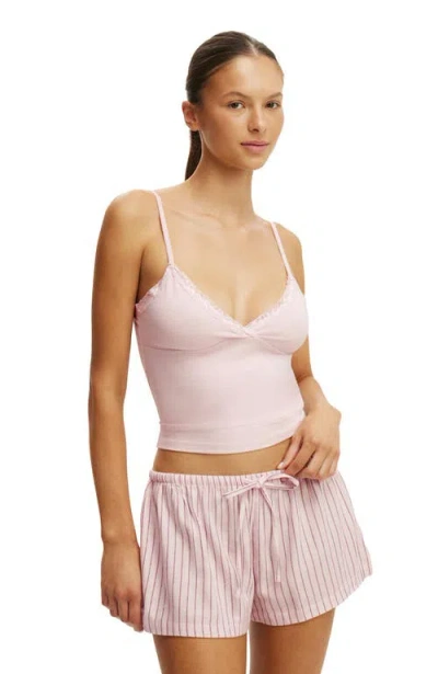 Cotton On Body Dreamy Soft Lace Triangle Cami In Pink