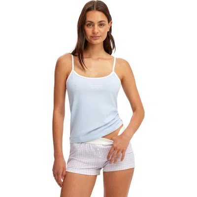 Cotton On Body Dreamy Soft Longline Cami In Blue