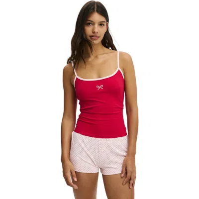 Cotton On Body Dreamy Soft Longline Cami In Red