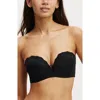 Cotton On Body Everyday Lace Strapless Push Up 2 Bra In Black