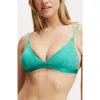 Cotton On Body Everyday Lace Triangle Padded Bralette In Arcadia