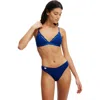 Cotton On Body Everyday Lace Triangle Padded Bralette In Lapis Blue