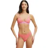 Cotton On Body Everyday Lace Triangle Padded Bralette In Purple
