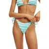 Cotton On Body Fixed Tie Side Brazilian Bikini Bottom In Blue