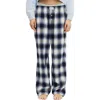 Cotton On Body Flannel Wide Leg Pant In Blue