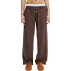Cotton On Body Flannel Wide Leg Pant In Brown