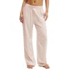 Cotton On Body Flannel Wide Leg Pant In Pink