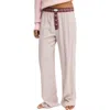 Cotton On Body Flannel Wide Leg Pant In Pink