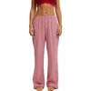 Cotton On Body Flannel Wide Leg Pant In Pink