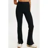 Cotton On Body Fleece Lined Split Leg Flare In Black