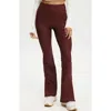 Cotton On Body Fleece Lined Split Leg Flare In Cappuccino