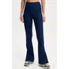 Cotton On Body Fleece Lined Split Leg Flare In Heritage Blue