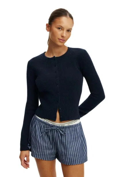 Cotton On Body Fluffy Fitted Knit Cardi In Multi