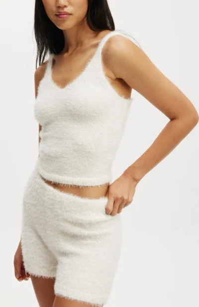 Cotton On Body Fluffy Knitted Cami In Coconut Milk Fluffy