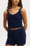Cotton On Body Fluffy Knitted Cami In Navy Visionfluffy
