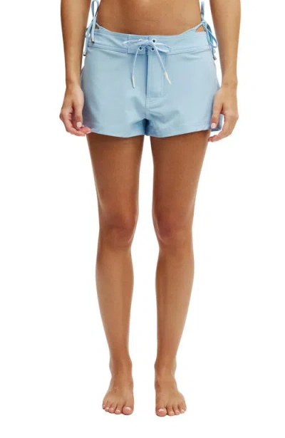 Cotton On Body Hipster Beach Board Shortie In Blue Sky