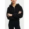 Cotton On Body Hooded Soft Fleece Zip Through Jacket In Black