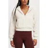 Cotton On Body Hooded Soft Fleece Zip Through Jacket In Coconut Milk