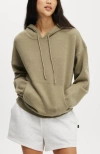 Cotton On Body Knitted Premium Hoodie In Dusty Khaki