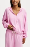 Cotton On Body Light Weight Super Soft Hooded Zip Through In Pink Icing