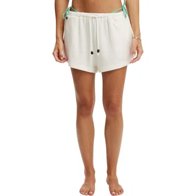 Cotton On Body Lightweight Beach Short In Coconut Milk