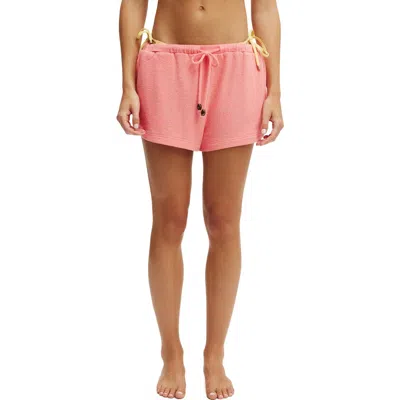 Cotton On Body Lightweight Beach Short In Coral Dream