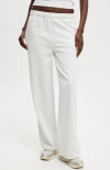 Cotton On Body Lightweight Fleece Straight Leg Sweatpant In Cloudy Grey Marle