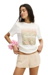 Cotton On Body Lounge Graphic Tee In White