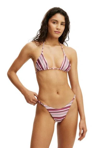 Cotton On Body Micro String Thong Bikini Bottom In Pink