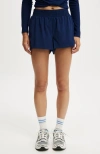 Cotton On Body On The Fly Curve Short In Heritage Blue