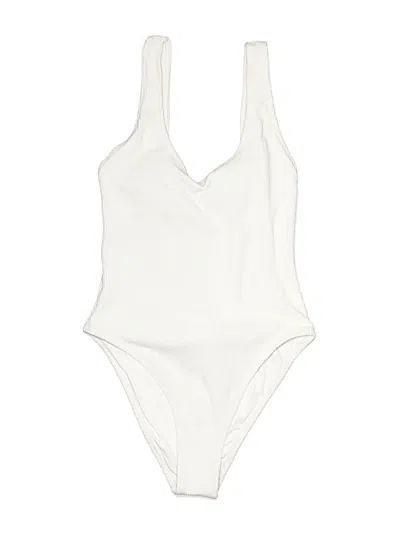 Cotton On Body One Piece Swimsuit In White
