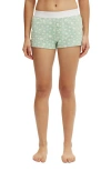 Cotton On Body Peached Jersey Boyshort In Green