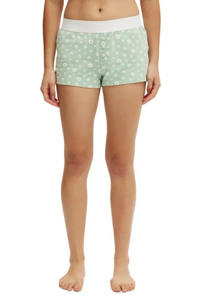 Cotton On Body Peached Jersey Boyshort In Green