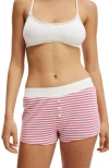 Cotton On Body Peached Jersey Boyshort In Raspberry Sorbet Charlie