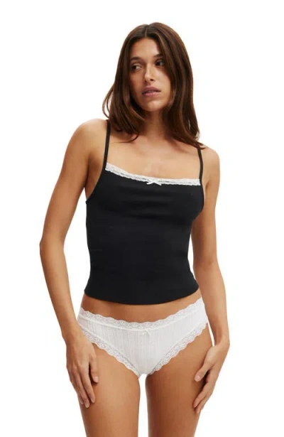 Cotton On Body Peached Jersey Lace Cami