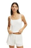 Cotton On Body Peached Jersey Lace Cami