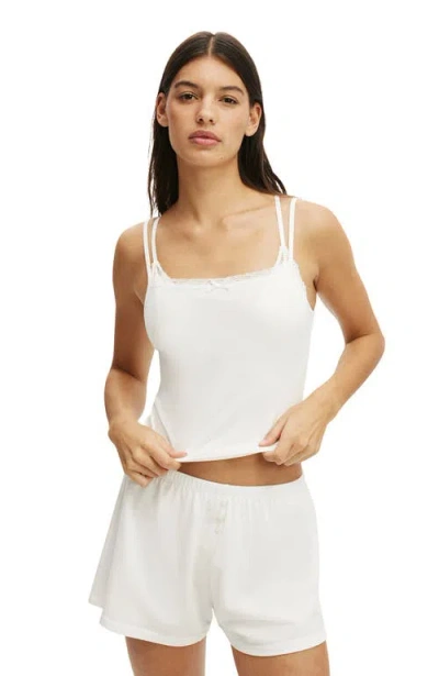 Cotton On Body Peached Jersey Lace Cami