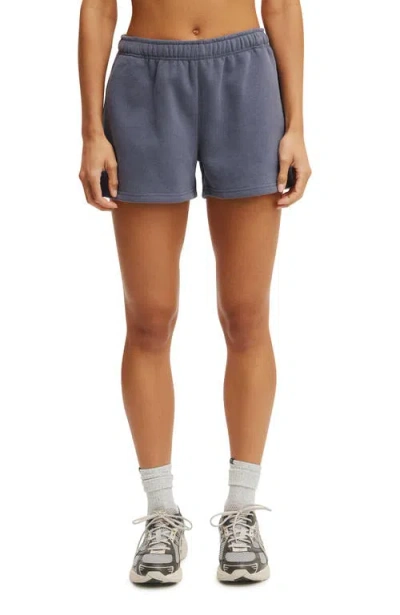 Cotton On Body Plush Essential Gym Short In Folkstone Grey