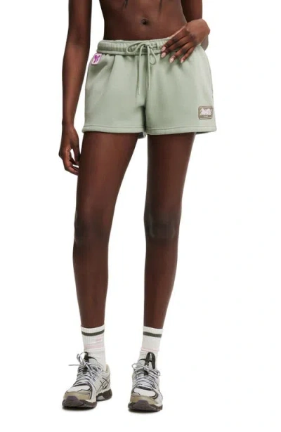 Cotton On Body Plush Essential Gym Short In Green