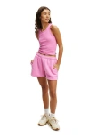 Cotton On Body Plush Essential Gym Short In Pink Icing