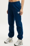 Cotton On Body Plush Essential Gym Sweatpant In Navy Peony Wellness Club