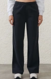 Cotton On Body Plush Essential Straight Leg Sweatpant In Black