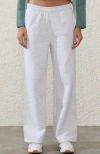 Cotton On Body Plush Essential Straight Leg Sweatpant In Cloudy Grey Marle