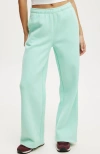 Cotton On Body Plush Essential Straight Leg Sweatpant In Ice Green