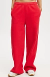 Cotton On Body Plush Essential Straight Leg Sweatpant In Raspberry Light Raspberry