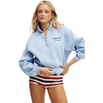 Cotton On Body Plush Graphic Polo In Windsurfer Resort Club