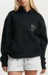 Cotton On Body Plush Premium Graphic Hoodie In Black Bhwc Wellness Club V2